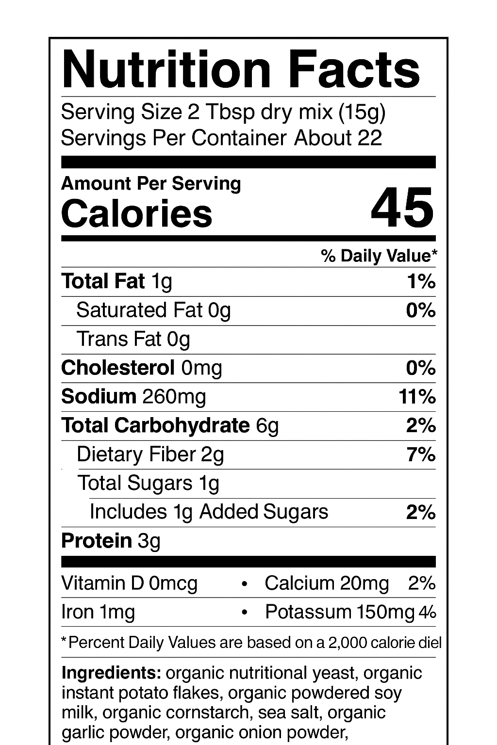 Plant-Based Cheese Powder - Cheezy Bliss Sprinkle