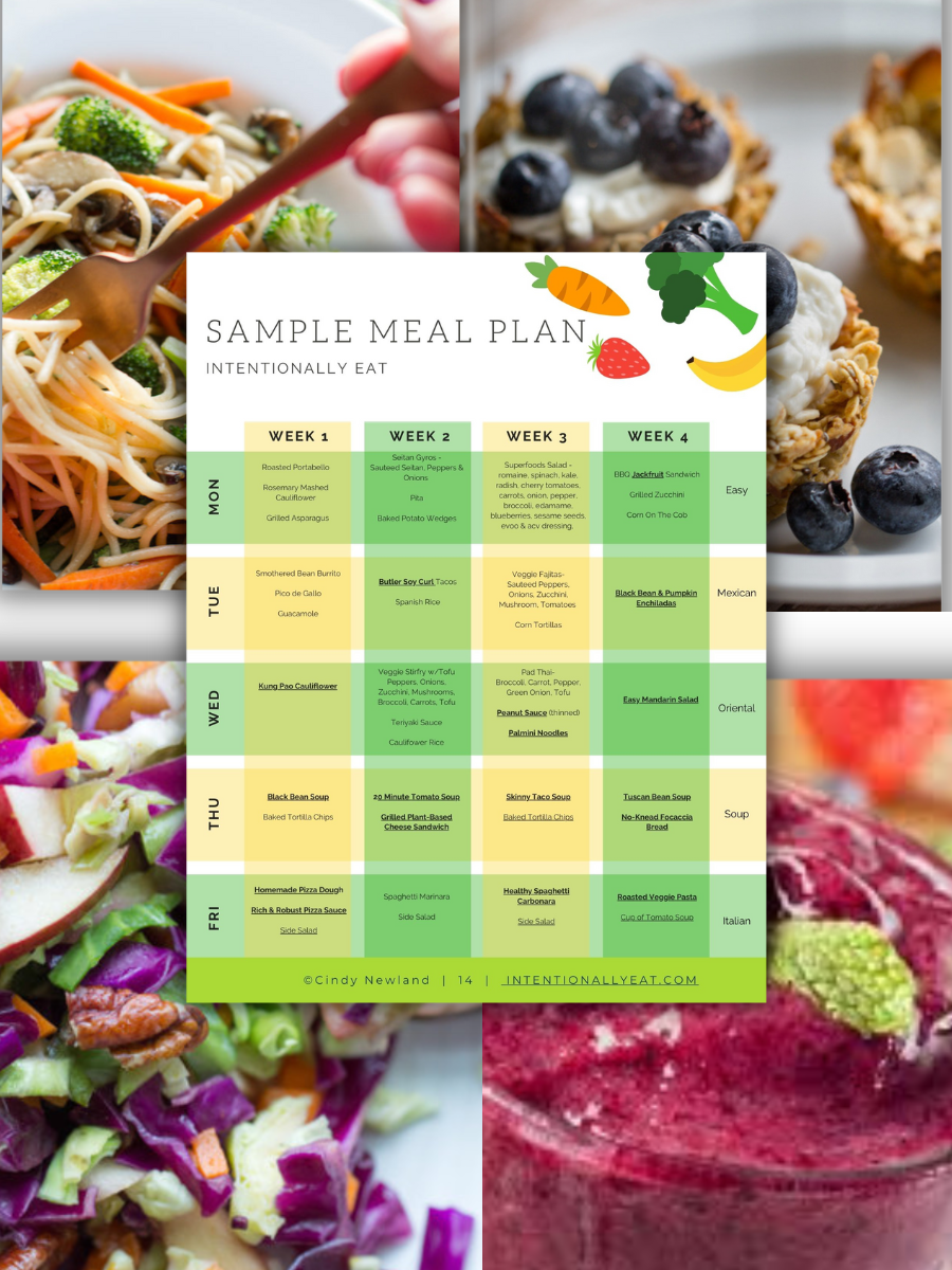 Vegan Beginners Meal Plan