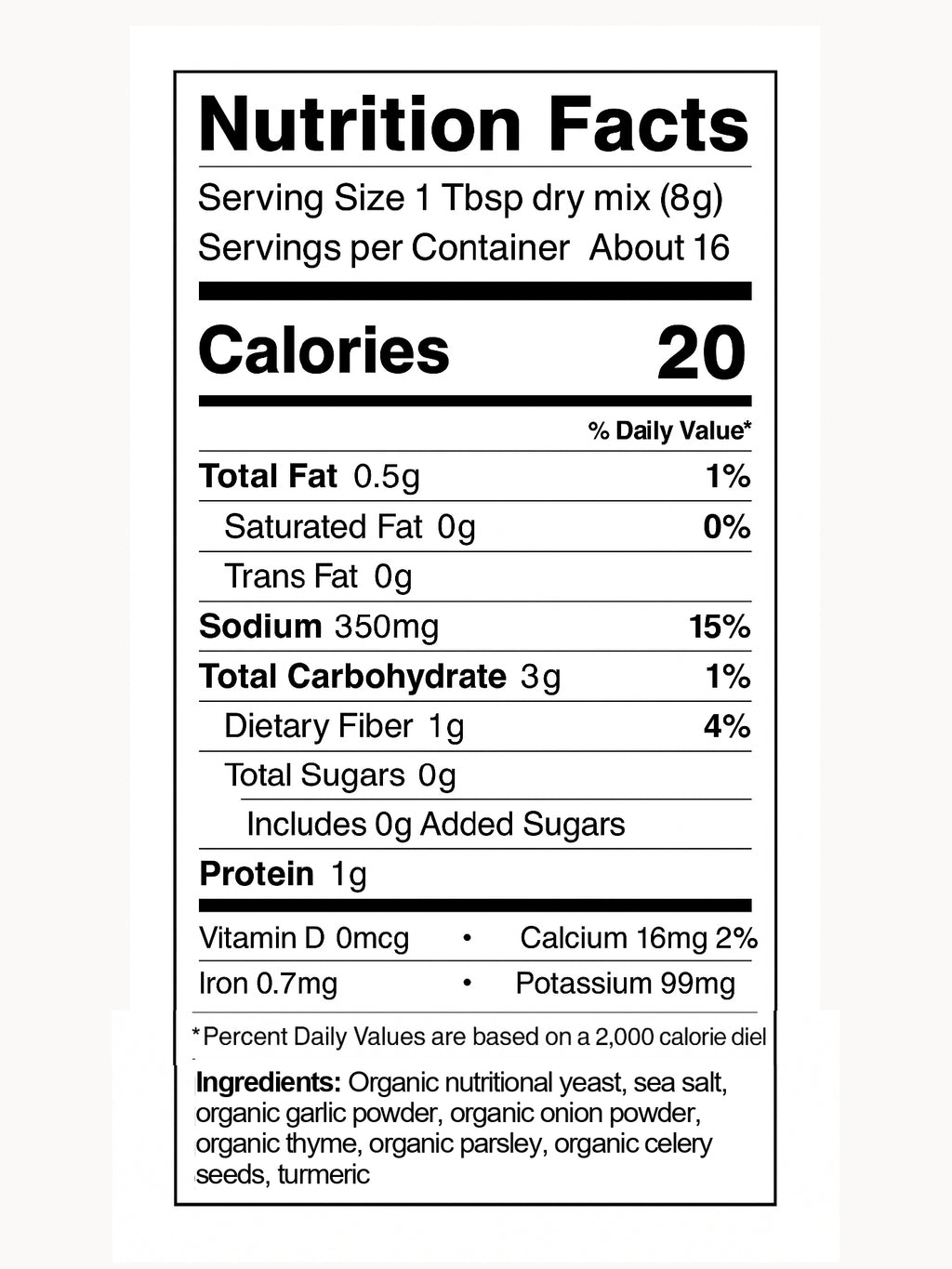 Vegetable Bouillon Powder | Garden Gold Broth Blend