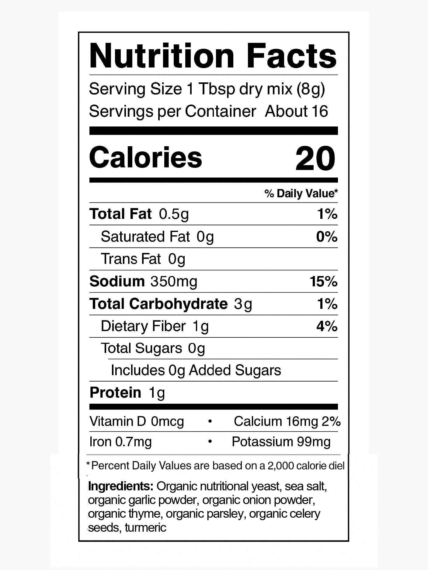 Vegetable Bouillon Powder | Garden Gold Broth Blend